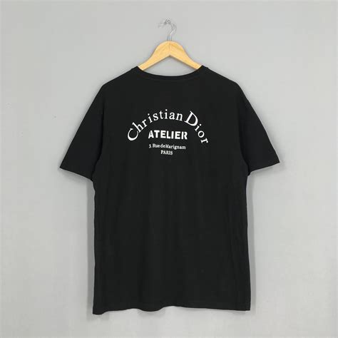 christian dior paris tshirt|Christian Dior t shirt black.